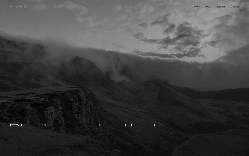Grain — Photographer Portfolio Template — live demo preview