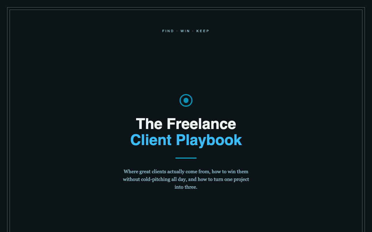 The Freelance Client Pipeline — live demo preview