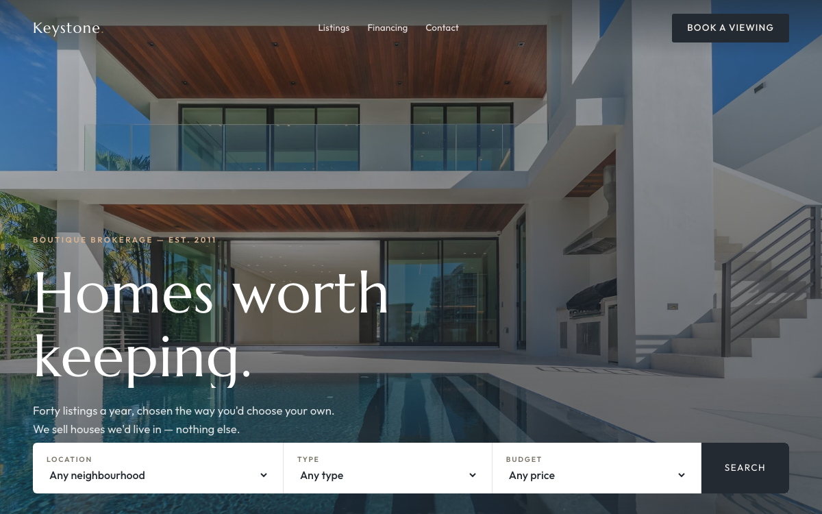 Keystone — Real Estate Template — preview