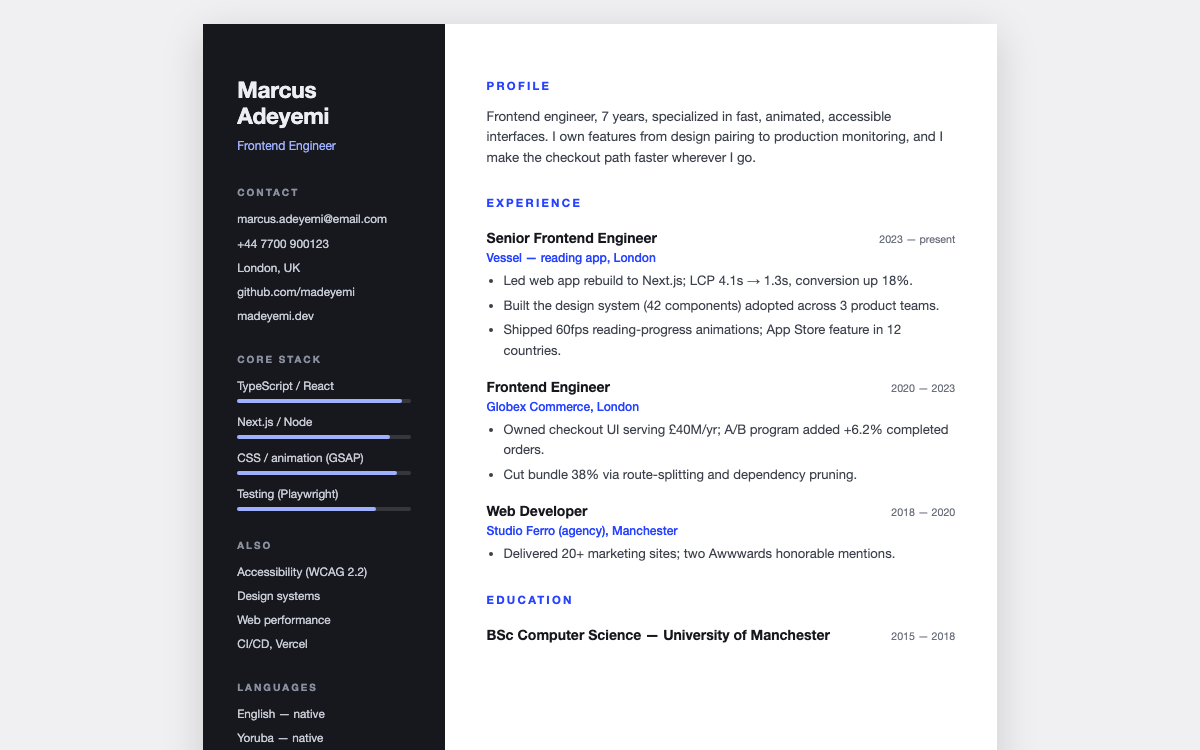 Resume Pack — 5 ATS-Safe Templates — live demo preview